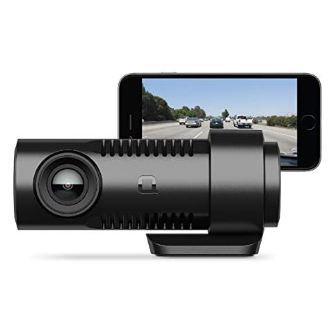 nonda ZUS Smart Dash Cam with ZUS App, HD 1080P Video, 140° Wide Angle, G-Sensor, Enhanced Night Vision, Loop Recording, Automatic Incident Detection,Sd Card Not Included Cover