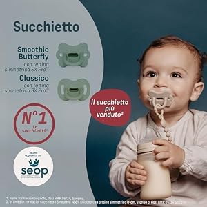 Suavinex, Chupete Todo Silicona, para Bebés 6/18 Meses, con Tetina Fisiológica Sx Pro, Súper Blandito y Flexible, Ideal para Dormir, Respeta el Desarrollo Bucodental, Colour Essence, Chili Pepper