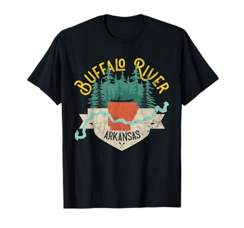 Buffalo River Arkansas National Park River Floating Kayak T-Shirt