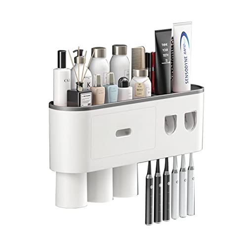MoHern Spremiagrumi Per Dentifricio, 6 Pezzi (2 Verdi, 2 Blu, 2 Rossi) - Salvatubo Multiuso Per Risparmiare Dentifricio