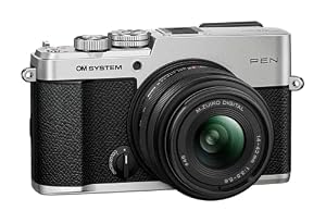 OM SYSTEM Pen Silver w/M.Zuiko 14-42mm F3.5-5.6 III Mirrorless Camera Compact Weather-Sealed Creative Profile 4K Video AI Autofocus Image Stabilization for Everyday and Travel Photography. — photo 2 of 6