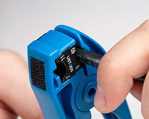 Jonard Tools UST-1596 Coaxial Cable Stripper for RG59 and RG6 Coax Cable