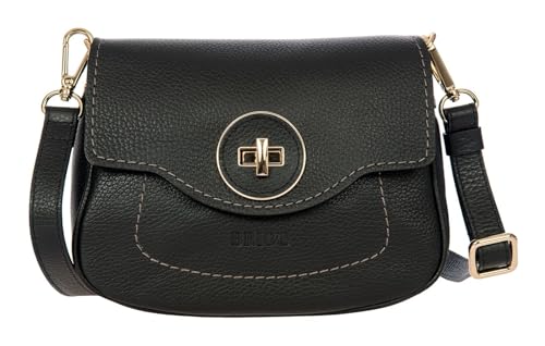 Sac Gondola Gardenia Black Bric's un cuir de prestige aux finitions main