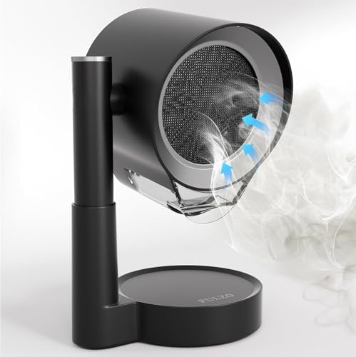 Portable Range Hood, Portable Kitchen Exhaust Fan with 3 Speeds for Indoor BBQ/Hot Pot/RV, Desktop...
