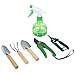 7 Piece Gardening Tool Set – Mini Planting and Repotting Kit and Carrying Tote Bag Organizer for Succulents, Herbs, and Bonsai Plants by Pure Garden