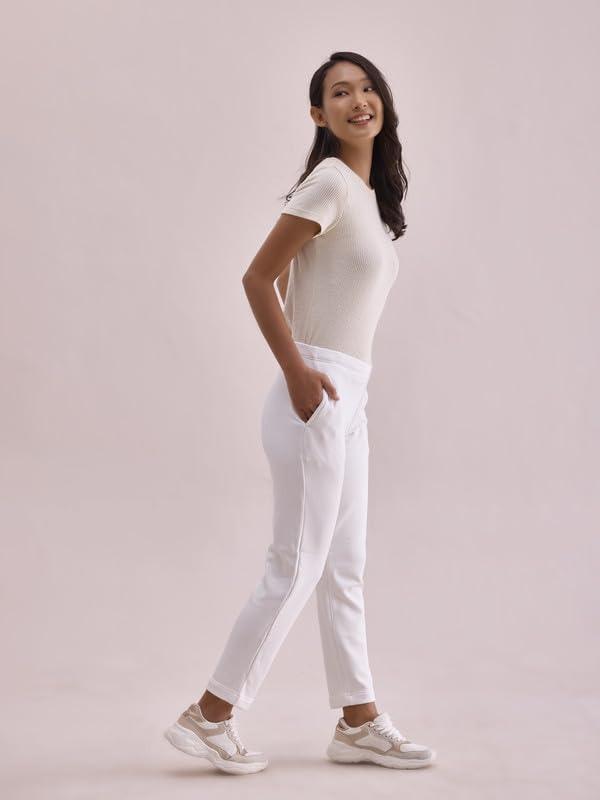 Image of GO COLORS Solid Ultra Warm Kurti Pant for Women | Mid Rise, Warm tech
