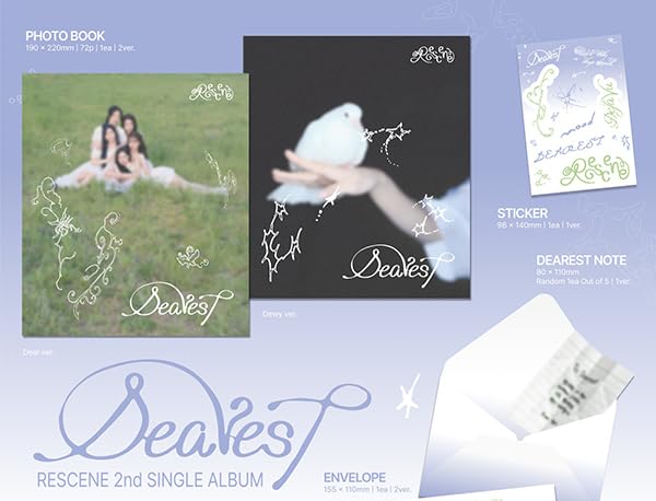 Amazon.com: RESCENE Dearest 2nd Single Album [Dewy Ver.] Photobook