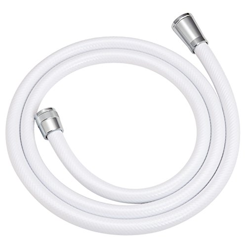 ガオナ これカモ シャワーホース 取替用 1.5m(アダプター付 ほとんどのメーカーに対応 ホワイト) GA-FK008