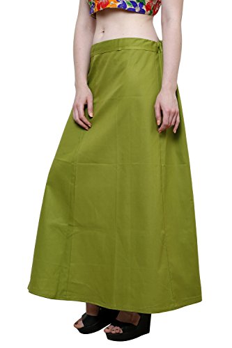 Image of Pistaa combo of 3 Women's Cotton Best Indian Readymade Inskirt Saree petticoats