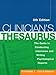Clinician's Thesaurus, 6th Edition: The Guide to Conducting Interviews and Writing Psychological Reports (Clinician's Toolbox)