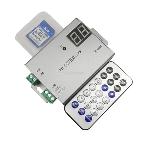 Contrôleur H805 pixels WS2812 WS2811 avec télécommande pour ruban LED 4096 px