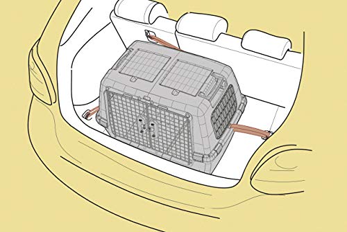Kerbl 81340 Gulliver Touring IATA Transportbox, 80 x 58 x 62 cm, grau