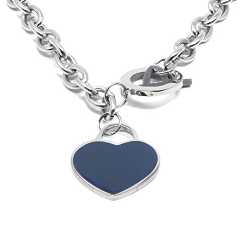 InSCINTILLE Cuore Rock Collana Donna a Catena in
