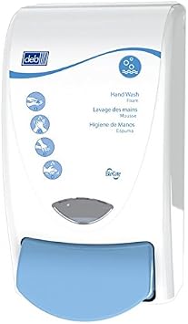 Deb Group 1 Liter Dispenser White Deb Stoko Cleanse Washroom 1000 Liquid Soap - Pack of 2