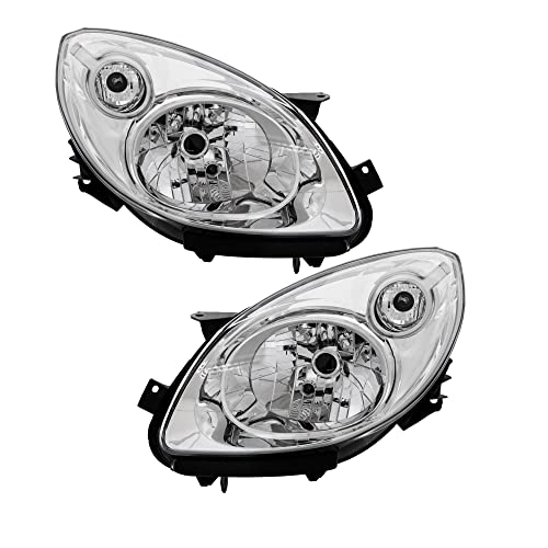 Phares pour kit Twingo II anti-jaunissement optiques de remplacement H4 07-12