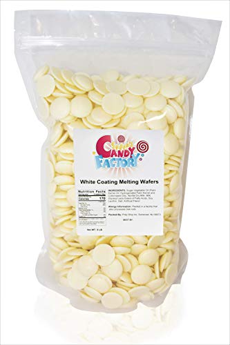 Sarah's Candy Factory Coating Melting Wafers White Chocolate Baking Cocoa In Bag, 5 Lbs #TOP24