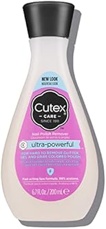Cutex Ultra-Powerful Nail Polish Remover 6.76 Fl Oz