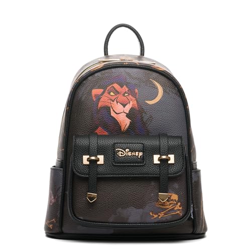 Image of Wondapop Disney The Lion King Scar 11 inch Vegan Leather Fashion Mini Backpack