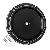SHMTOOL Stage 1 Big Sucker Air Cleaner Cover for Harley Dyna Low Rider Wide Glide Electra Glide Road King Softail Sportster Iron 883,Black
