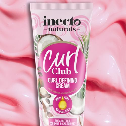 INECTO Curl Club, Curl Defining Cream 200ml, for all Curly Hair types Vegan & Cruelty Free - Image 4