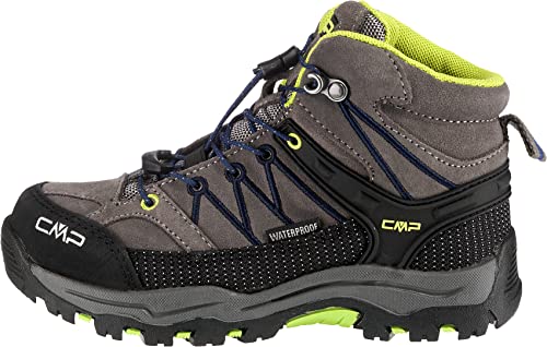 CMP Unisex Kinder Kids Rigel Mid Trekking Shoes Wp Trekking-Schuhe, Graphite Marine, 40 EU