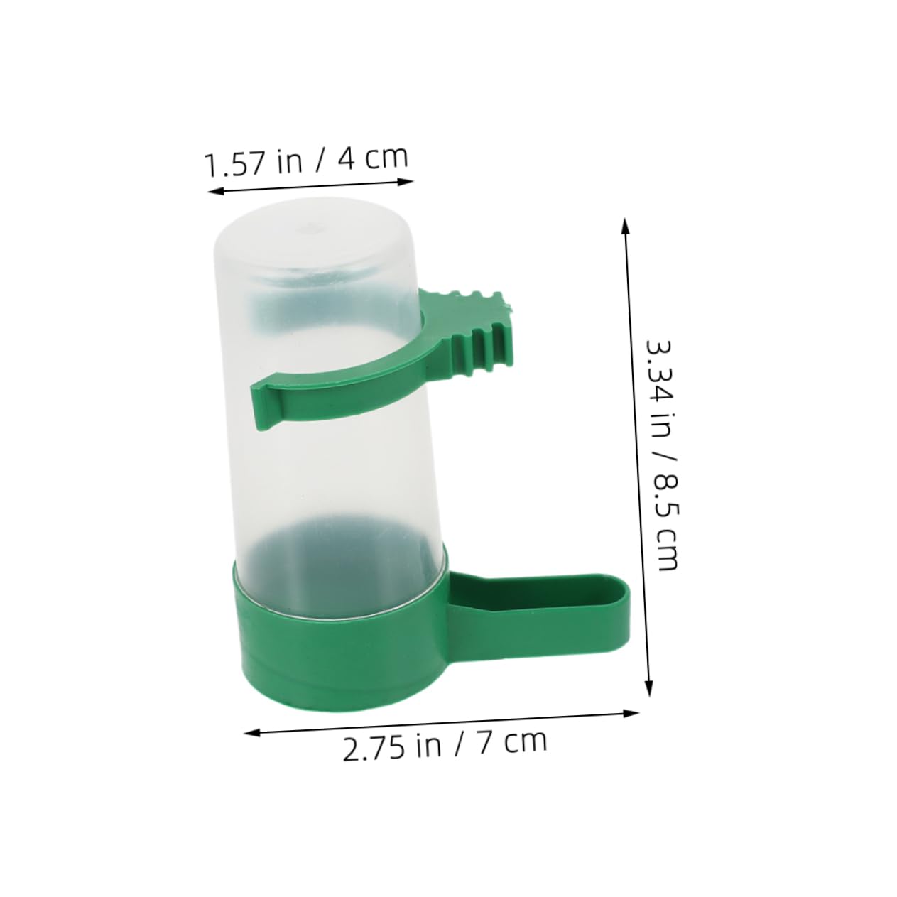 ORFOFE 20pcs Pet Drinker Waterer for Birds Parrots Small Animals Easy Maintenance Design for Bird Cages Rabbit Drinking Needs