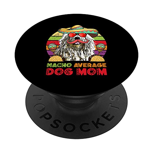 Nacho Promedio Komondorok Dog Mom Cinco de Mayo PopSockets PopGrip Intercambiable