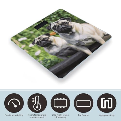 Balanza digital para baño Pugs in The Garden miniatura 3