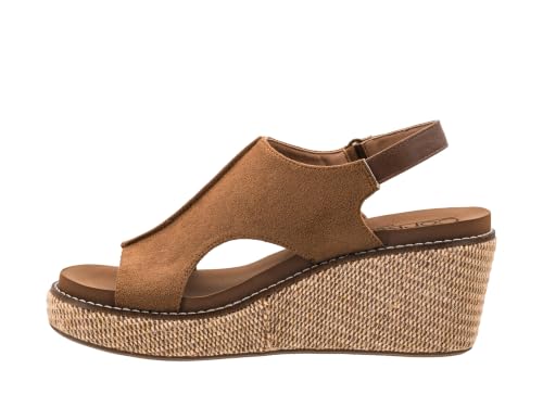 Image of Corkys Footwear Womens Carley Wedges, Featuring Corkys EVA Foam Cushioned Insoles, A 2.5 Inch Heel, Lightweight For All Day Wear, And Hook And Loop Closure
