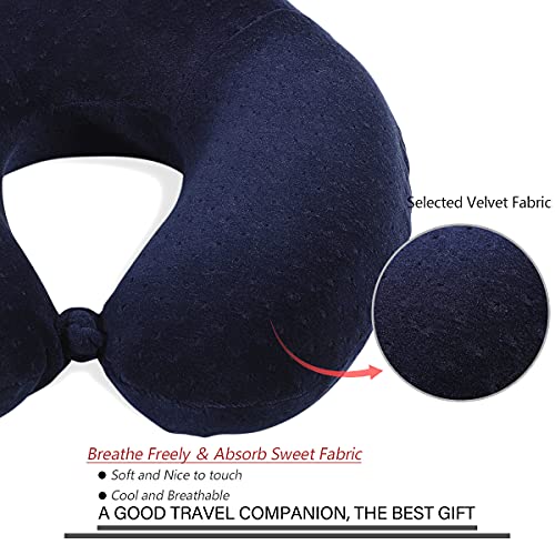 Almohada espuma memoria tamaño 30x30x14 cm para viaje miniatura 3
