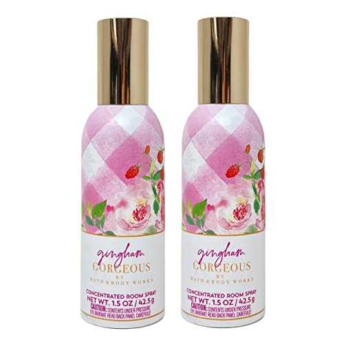 Bath & Body Works Gingham Gorgeous 2 Pack Concentrated Room Spray - 1.5 oz / 42.4 g each