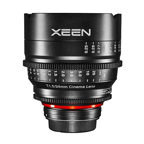 XEEN Cinema 24mm T1,5 Canon EF Vollformat Objektiv MF Cine Video Lens für hohe Auflösungen mit Follow Focus Zahnkränze – Bild 4