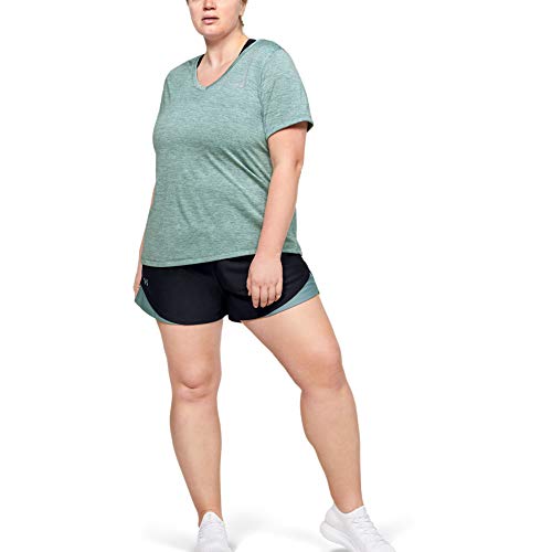 Image of Under Armour Plus Size Tech Solid Short Sleeve V-Neck