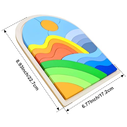 ECROUATY Wooden Puzzle Matching Adult Memory Game for Dementia Activities for Seniors, Alzheimers Products for Elderly, Busy Boxes for Dementia Patients, Best Gift for Patients in Nursing Home - Image 3