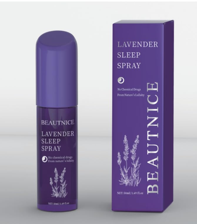 Lavender Sleep Spray – Natural Chemical-Free Sleep Aid | 50ml Calming Pillow Mist for Relaxation & Better Sleep