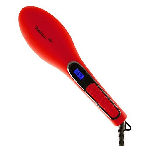 Buy Thairapy 365 Digital Straightening Brush, Red, Dual Voltage Online at Low Prices in India