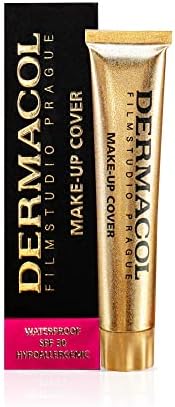 Dermacol - Full Coverage Foundation, Liquid Makeup Matte Foundation with SPF 30, Waterproof Foundation for Oily Skin, Acne, & Under Eye Bags, Long-Lasting Makeup Products, 30g, Shade 210
