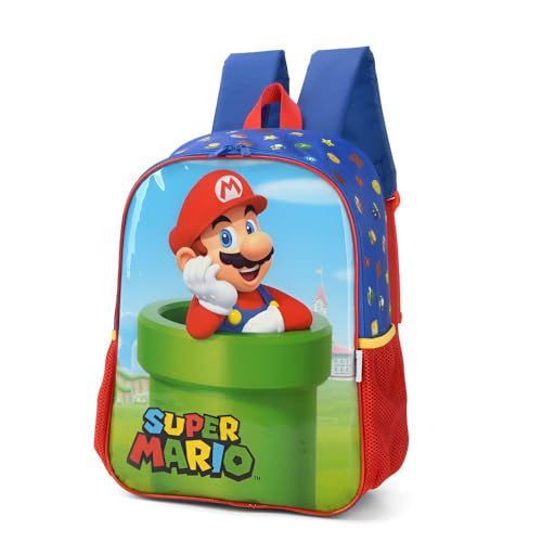 Kit Mochila De Costas Super Ma rio Cano + Lancheira Luxcel