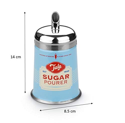 Tala Sugar Pourer, Blue/Silver/Red/Yellow