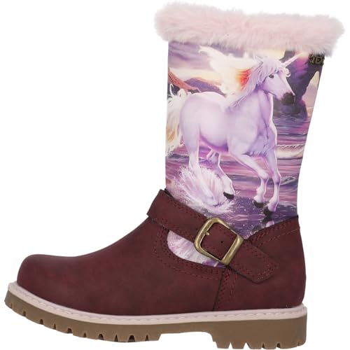Salesin G Ankle Boots Girls Kids - Waterproof Boots Made of Durable PU Leather - Warm Lined for Cold Days - Unicorn Design - Stylish & Comfortable2