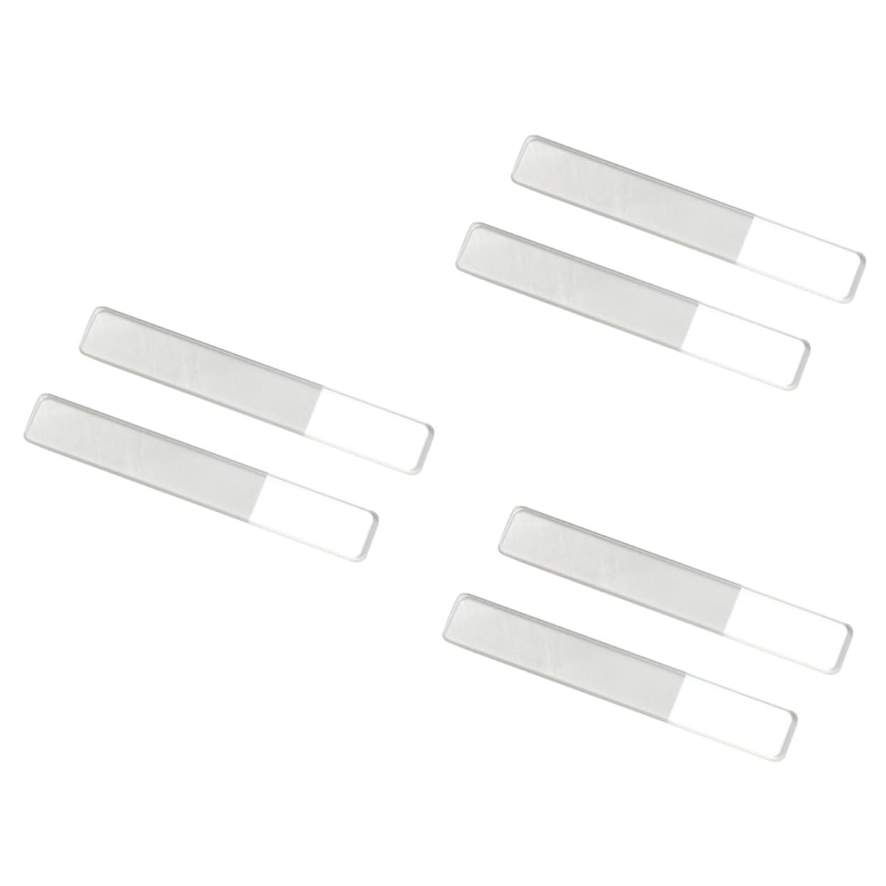 Healvian 6pezzi Unghie Con Manico Trasparente e Custodia Strumenti Per Manicure Professionale Per Trattamenti Art Design Compatto e Portatile