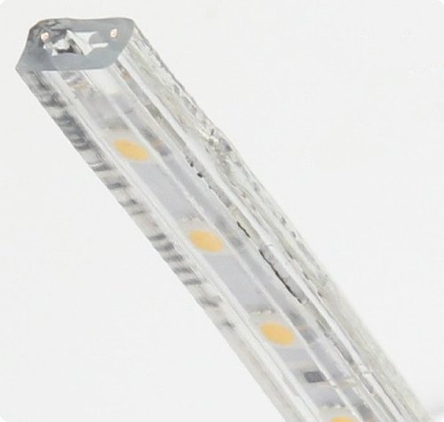 CBconcept 120VSMD3528-20M-CW 120 -volt SMD3528 Flexible Flat LED Strip Rope Light, 65-Feet Spool, Cool White