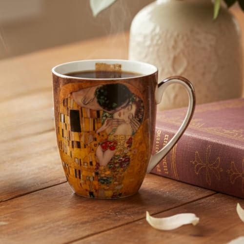 Jarro Latte McIntosh Klimt The Kiss 12.5 onzas miniatura 2