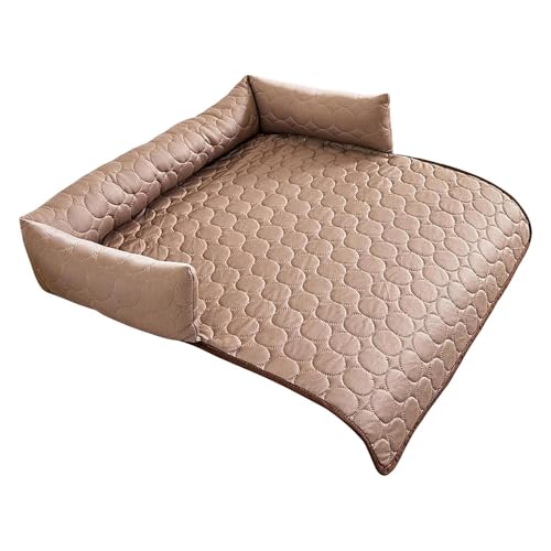 Cooling Dog Bed - 90x90cm Dog Cooling Mat | Sofa Pad Cat Cooling Sleeping Blanket | Ice Silk Breathable Machine Washable, Reduce