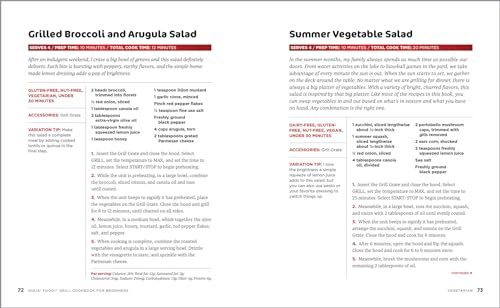 The Official Ninja Foodi Grill Cookbook for Beginners: 75 Recipes for Indoor Grilling and Air Frying