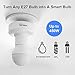 SONOFF Slampher R2 433MHz RF&WiFi Smart Lamp Bulb Holder for Smart Home, Compatible with Alexa and Google Assistant