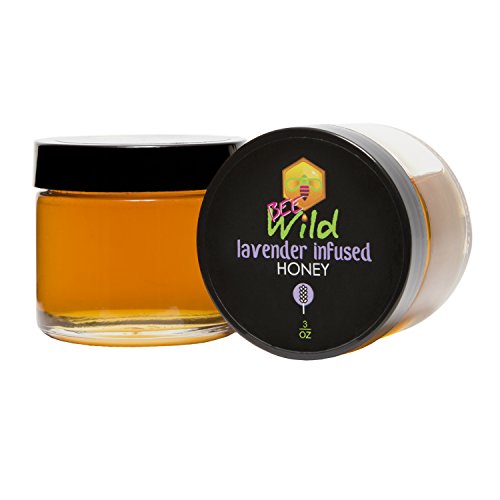 Miel pura y cruda infusionada con lavanda Bee Wild 3 oz