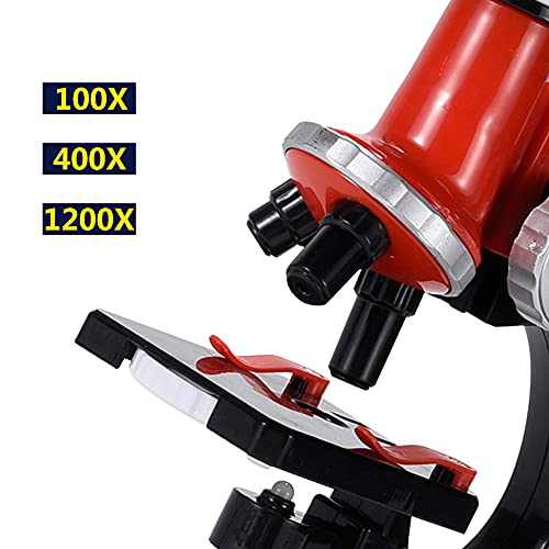 Mibee 1200 Vezes Microscópio Toys Primary School Equipamento de Experiência em Ciências Biológicas E