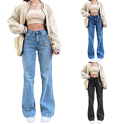 Baggy Jeans for Women High Waist Streetwear Jeans Vintage Wide Leg Straight Denim Pants Womens Casual Trousers2