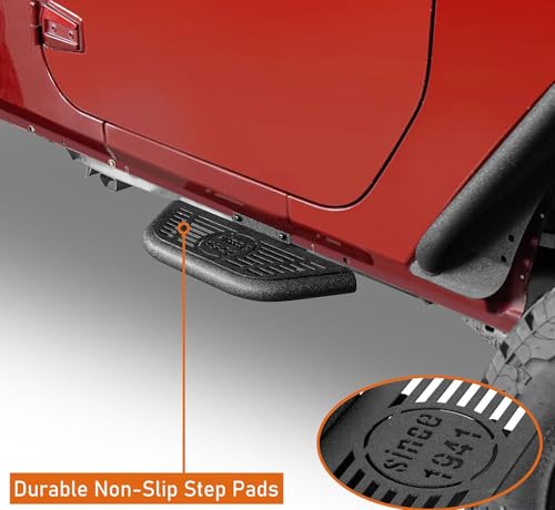 Estribos laterales para Jeep Wrangler JK 2 puertas 2007-2018 miniatura 4